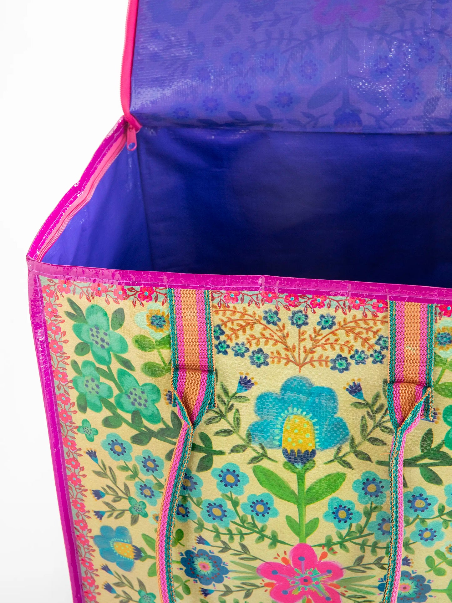 Rolling Tote Bag - Taupe Mandala