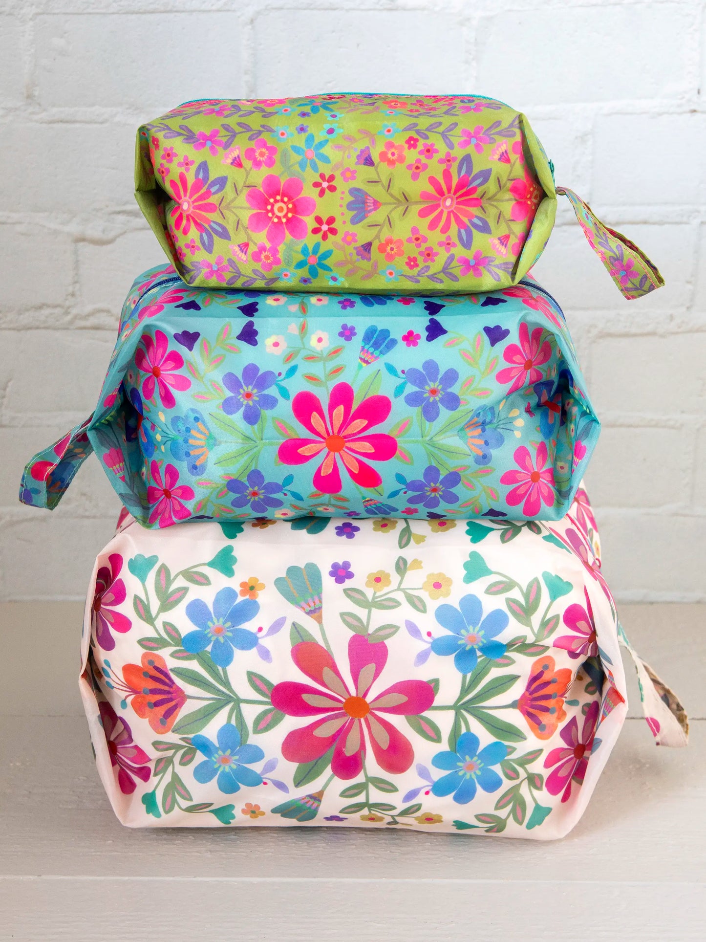 Pack & Go Packing Cubes, Set of 3 - Folk Flower