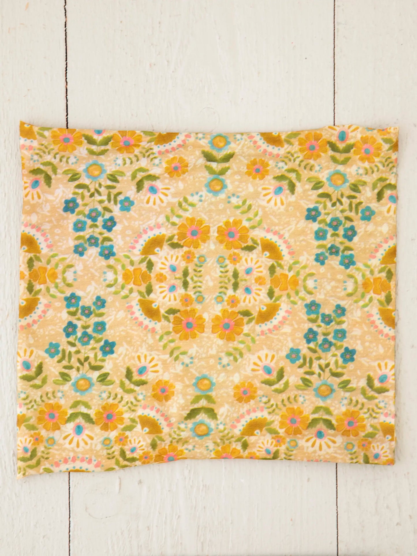 Half Boho Bandeau® Headband - Yellow Mandala