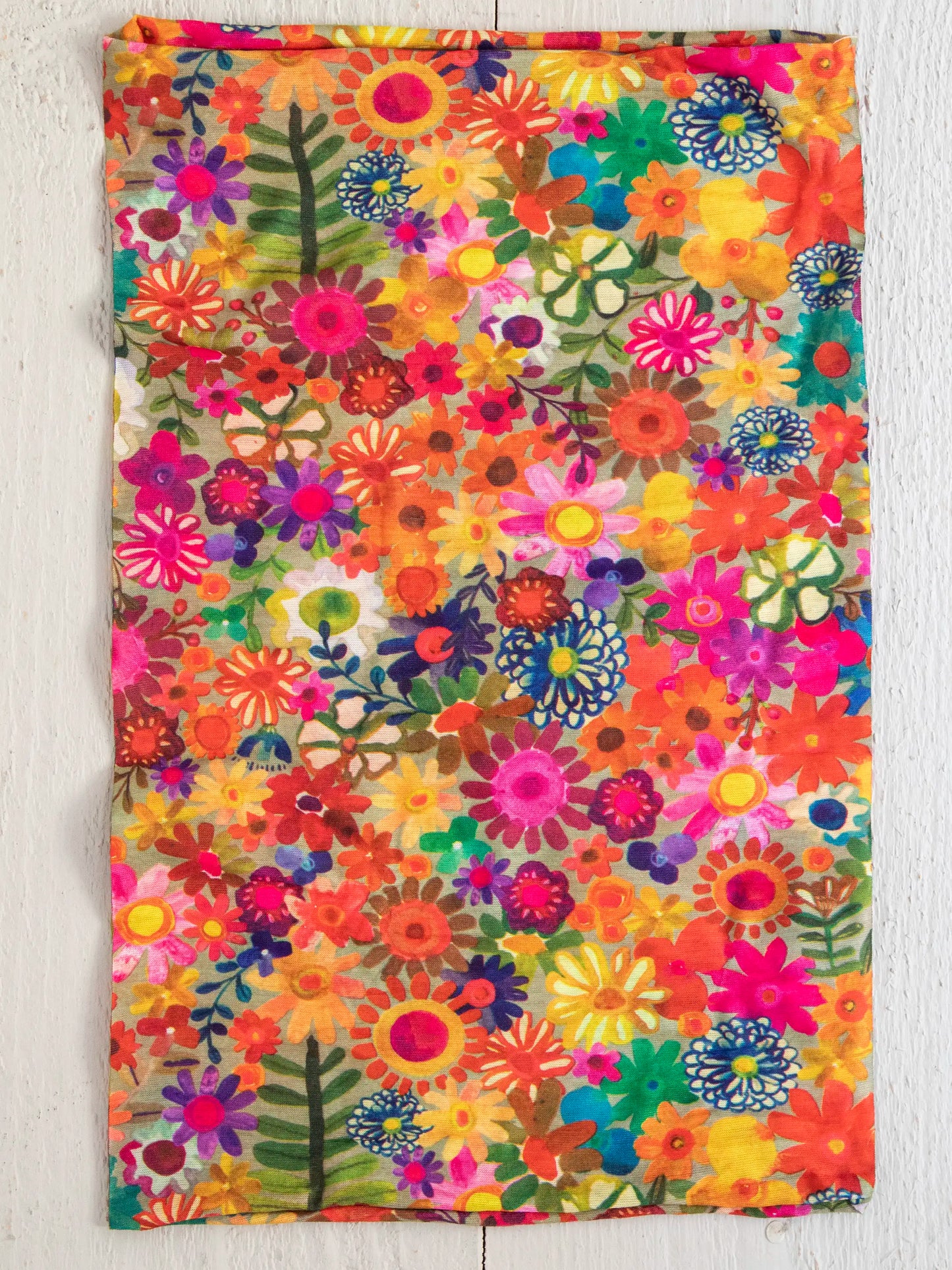 Full Boho Bandeau® Headband - Rainbow Calico Floral