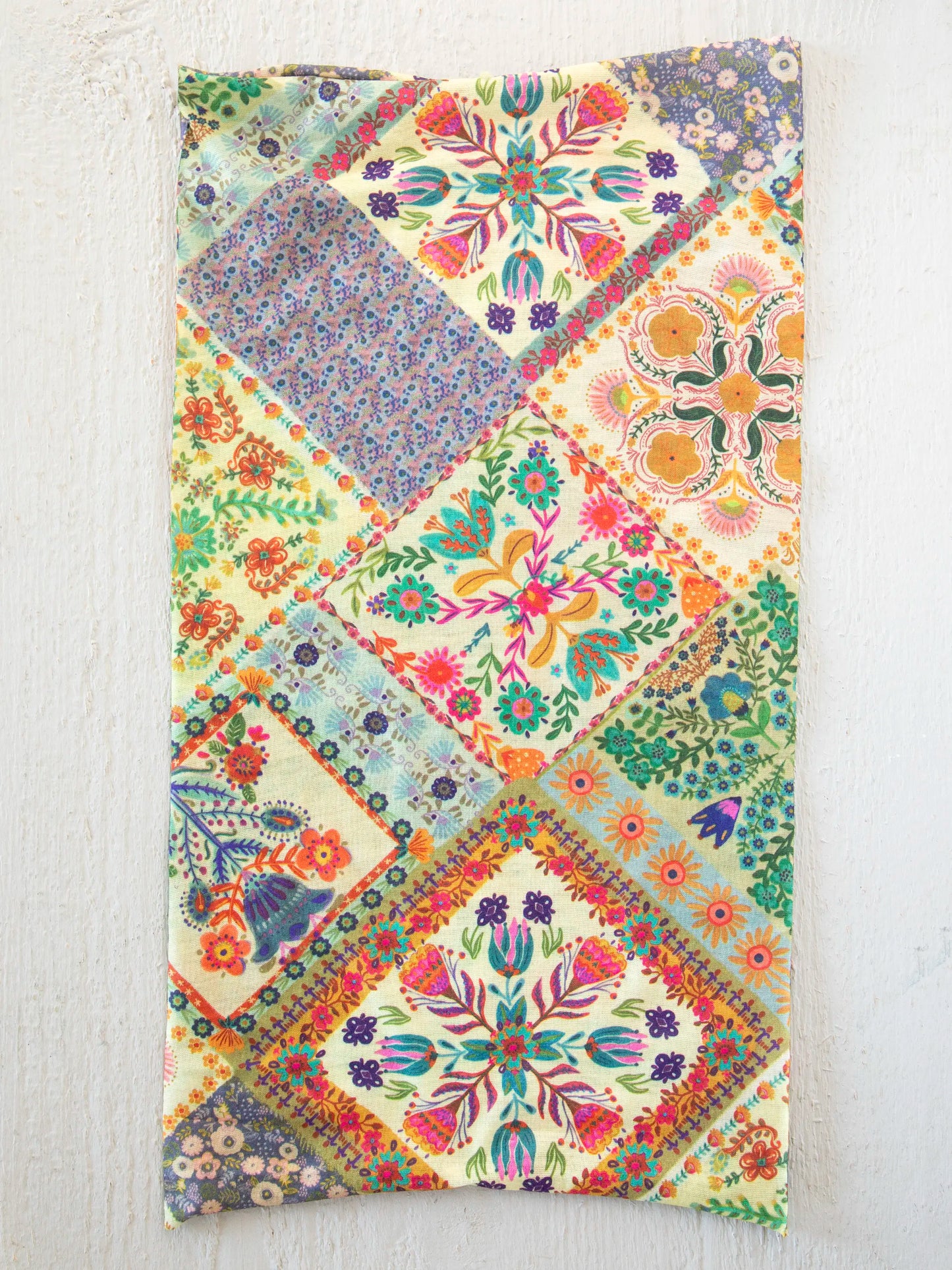 Full Boho Bandeau® Headband - Mandala Folk Patchwork