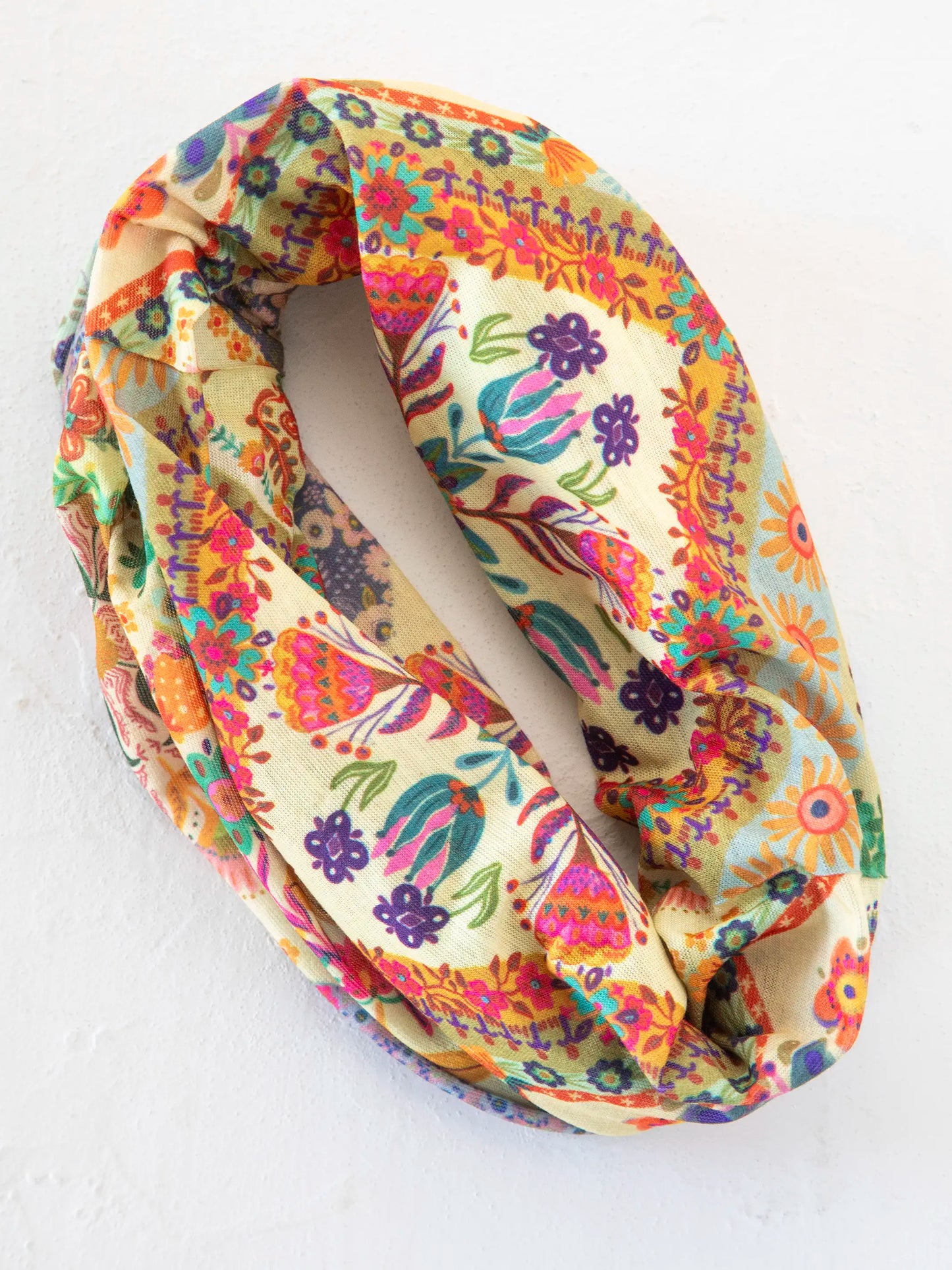 Full Boho Bandeau® Headband - Mandala Folk Patchwork