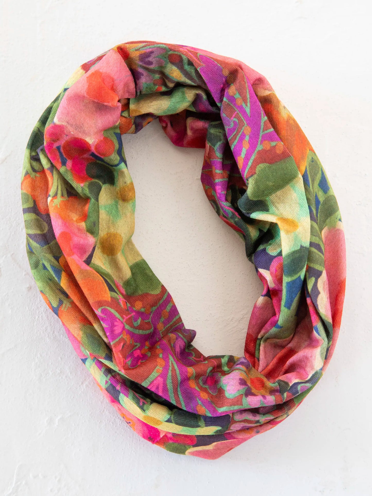 Full Boho Bandeau® Headband - Pink Painted Garden