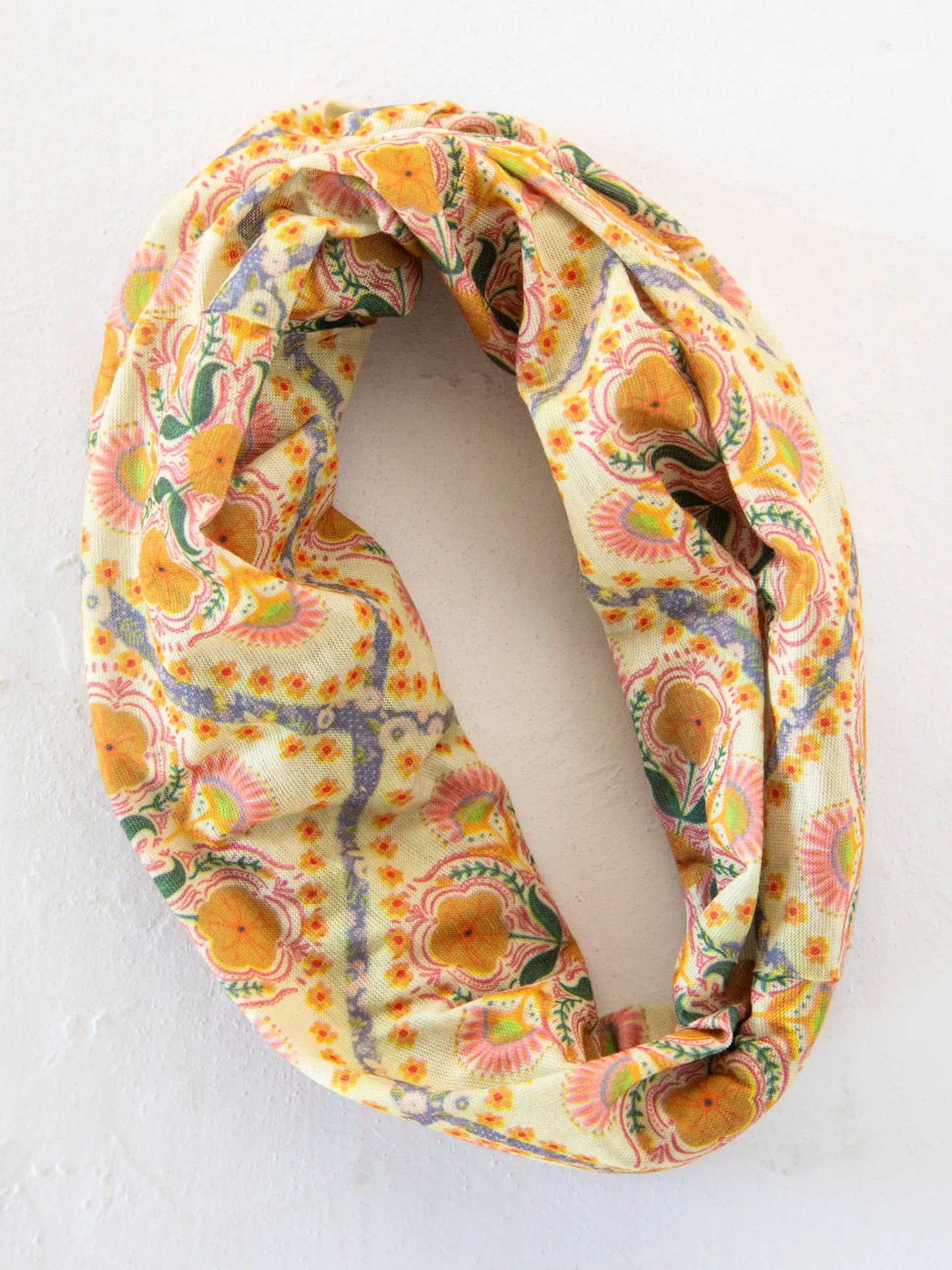 Full Boho Bandeau® Headband - Diamond Block Cream