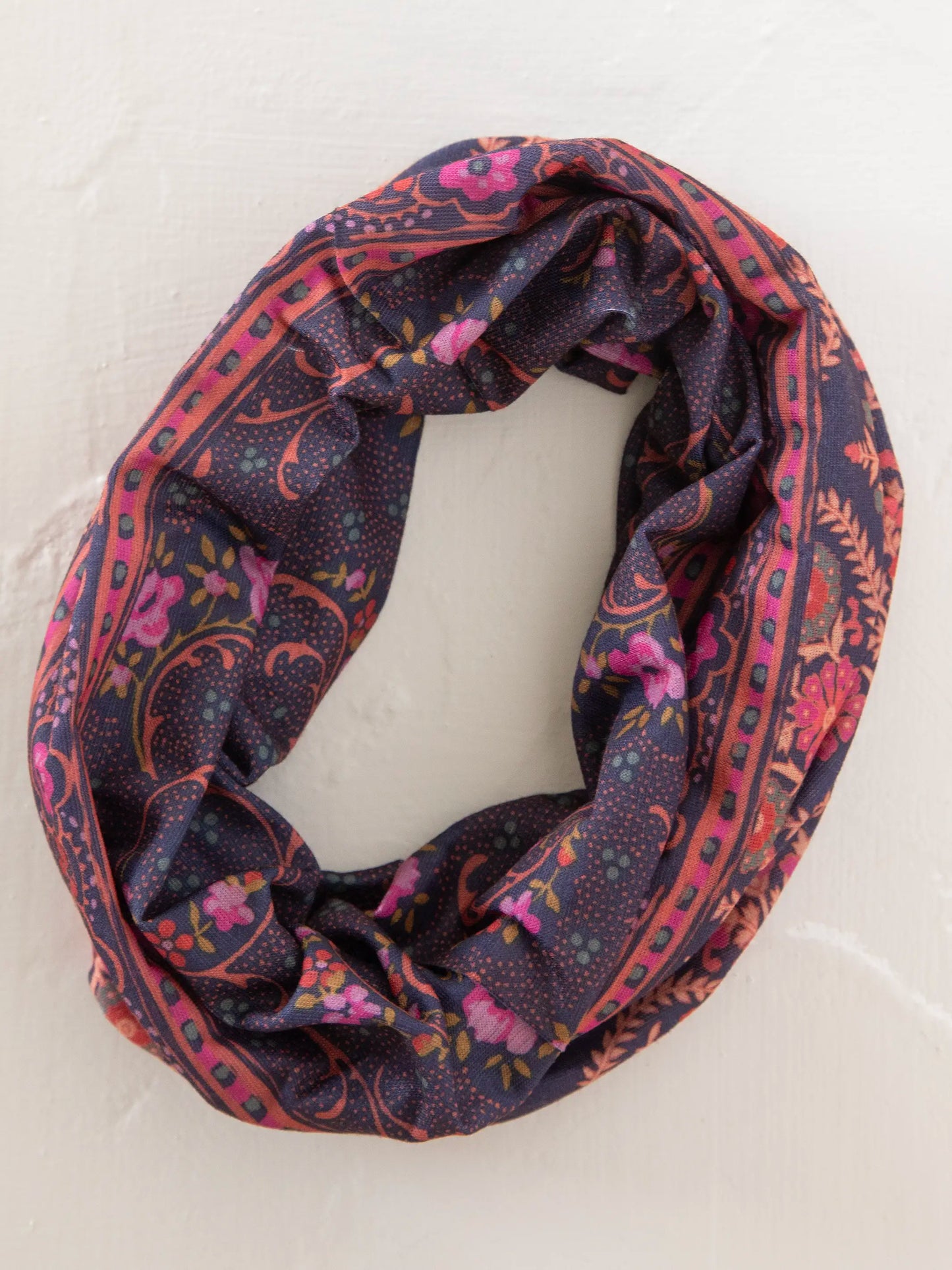 Full Boho Bandeau® Headband - Indigo Willow Medallion