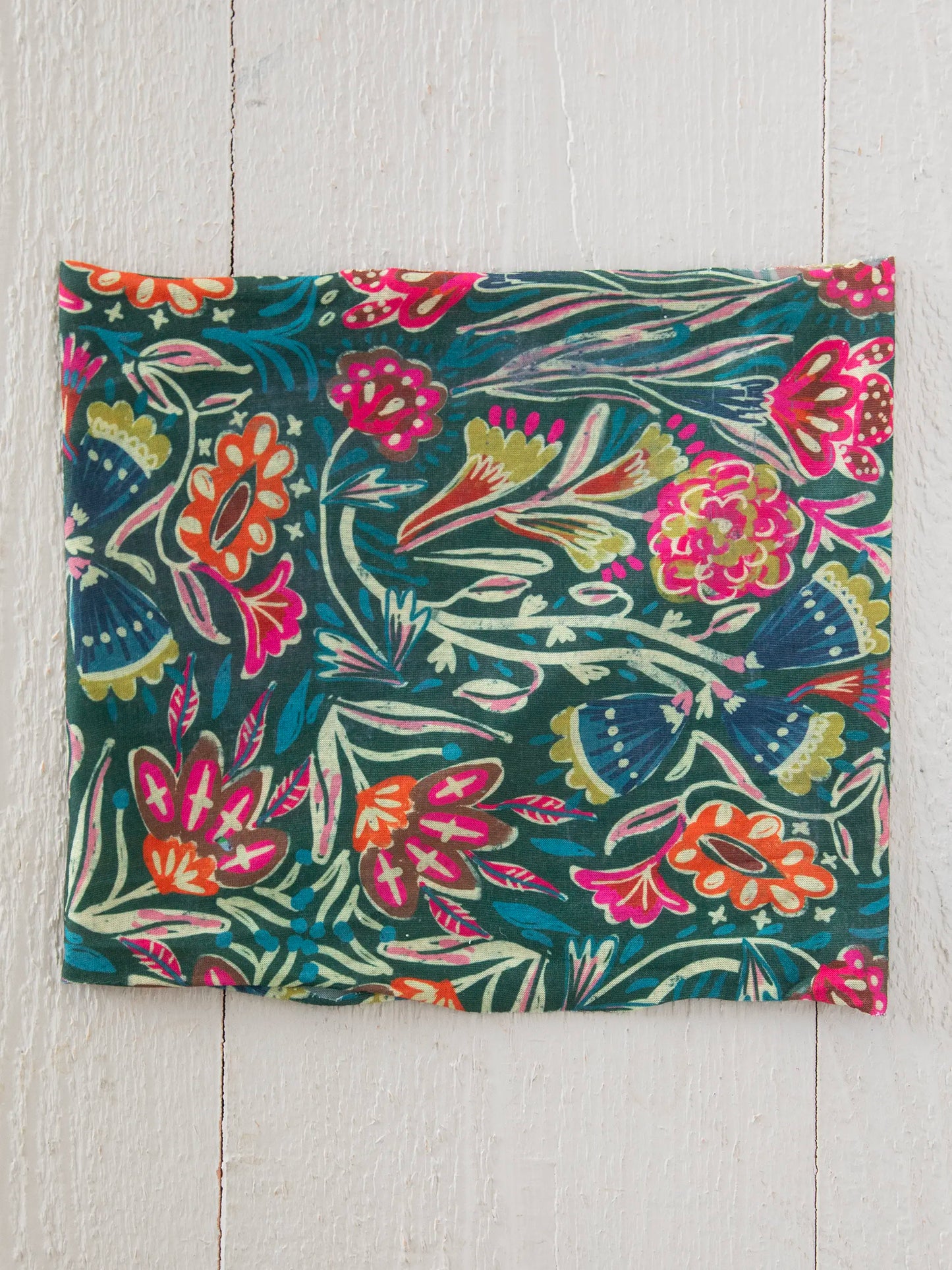 Half Boho Bandeau® Headband - Green Painterly Vines