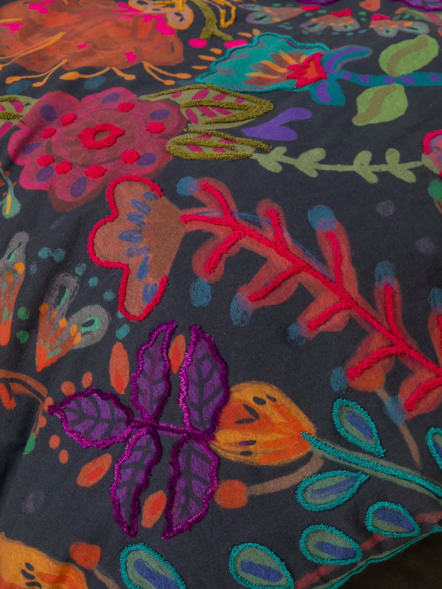 Catalina Cotton Shams, Set of 2 - Midnight Garden