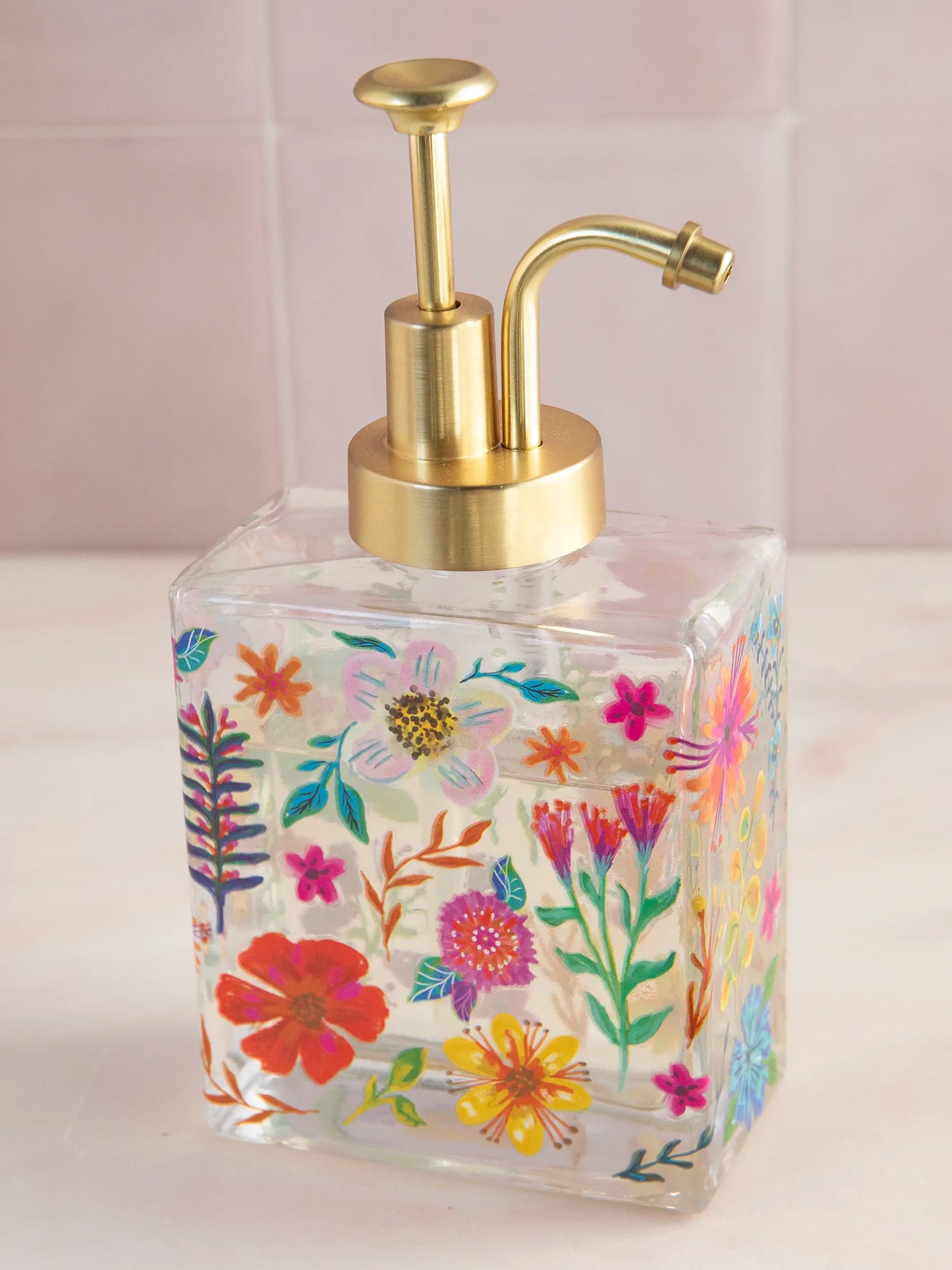 Soap Dispenser - Floral