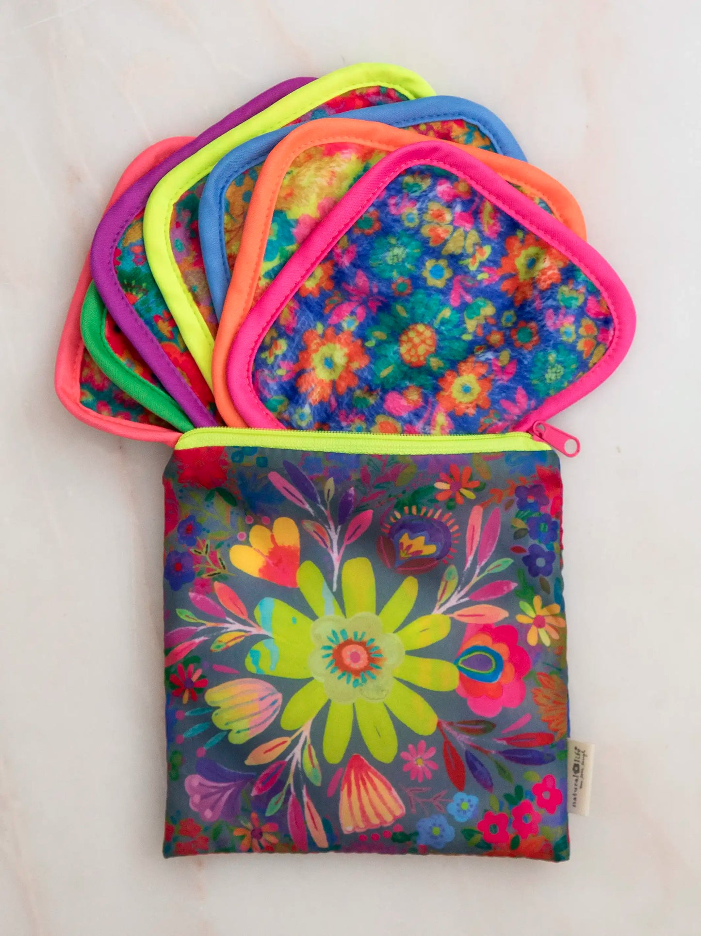 Mini Makeup Removing Cloths Set - Floral