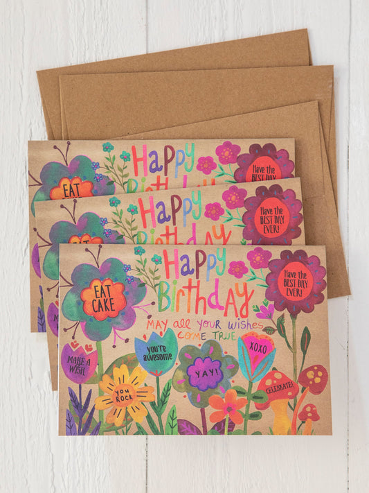 Greeting Card Bundle, Set of 3 - Happy Birthday
