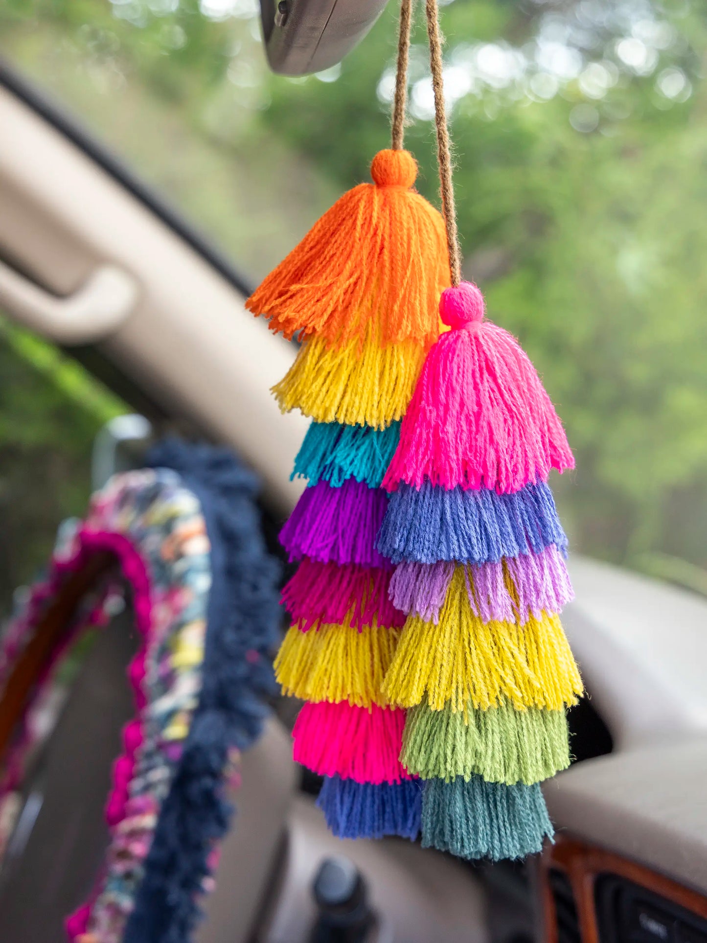 Tassel Tie-On - Multicolored