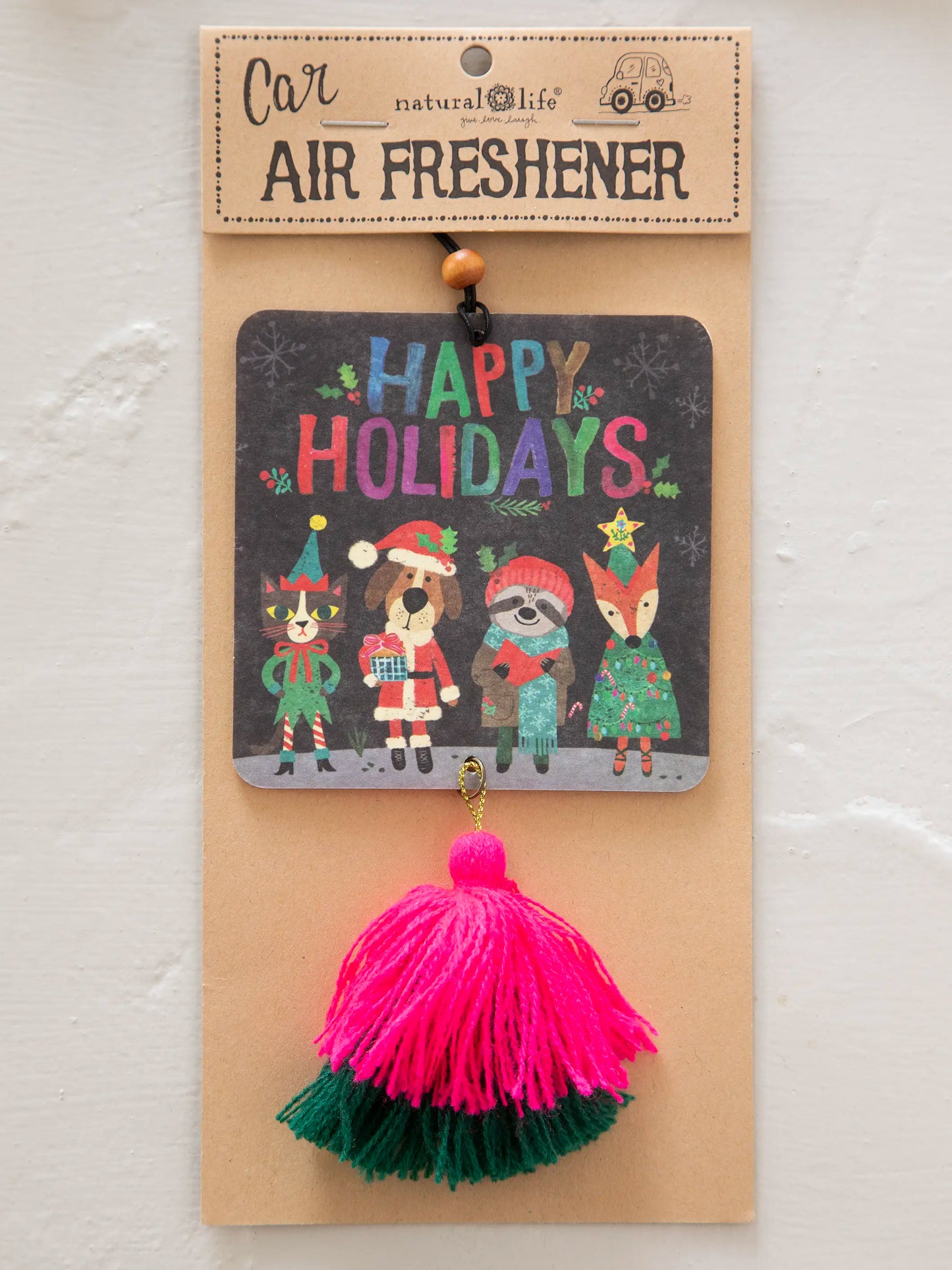 Car Air Freshener - Happy Holidays