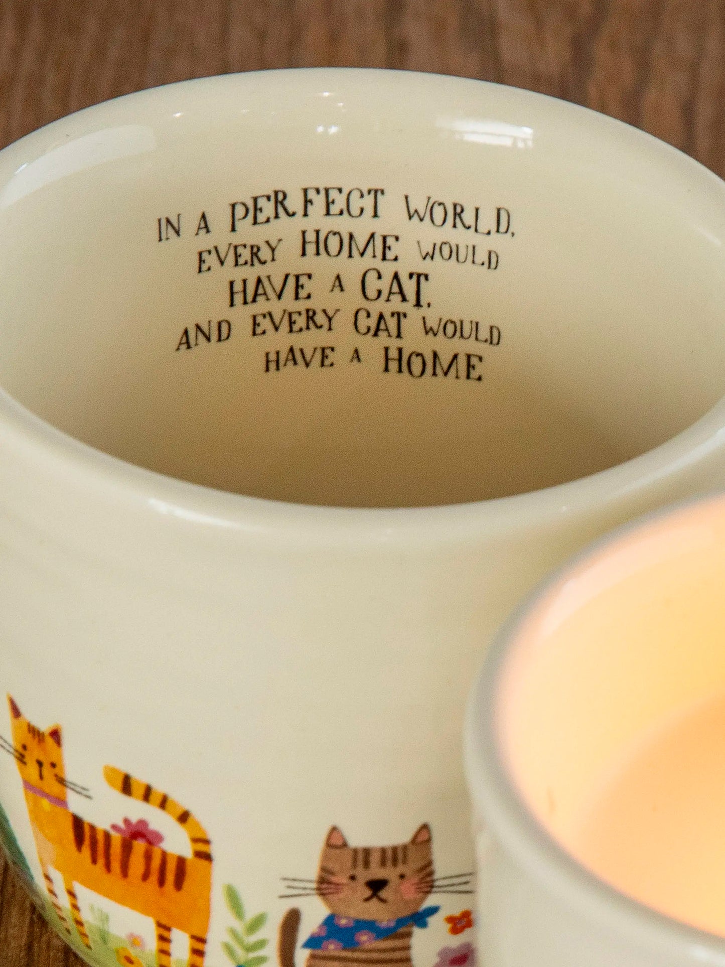 Secret Message Candle - Every Cat Has A Home