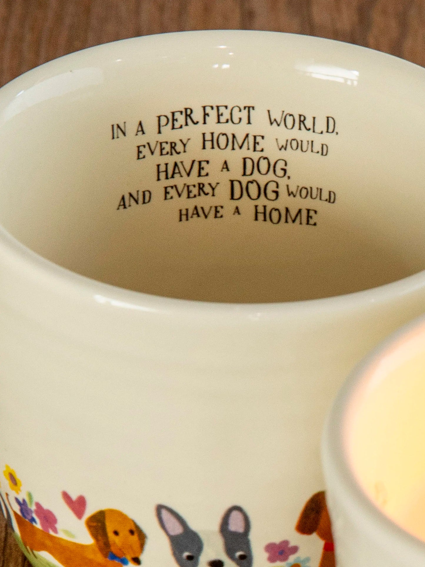 Secret Message Candle - Every Dog Has A Home