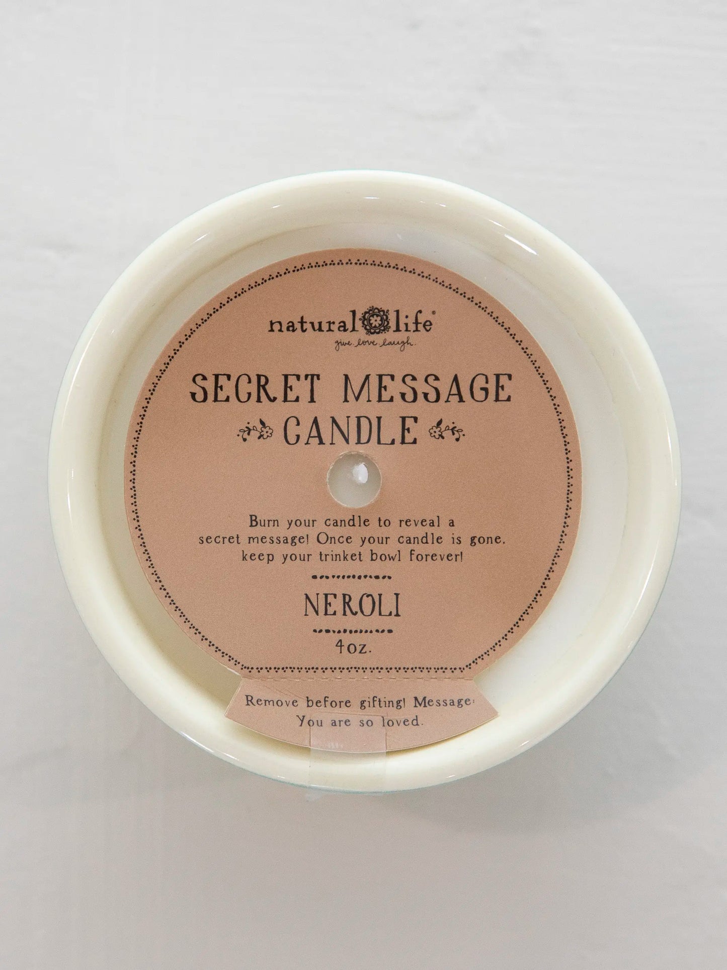 Secret Message Candle - You Are So Loved Gnome