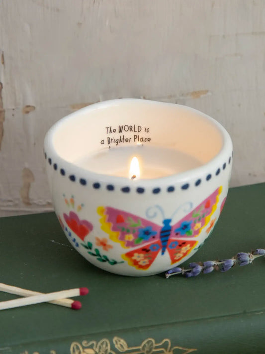 Secret Message Candle - Brighter Place