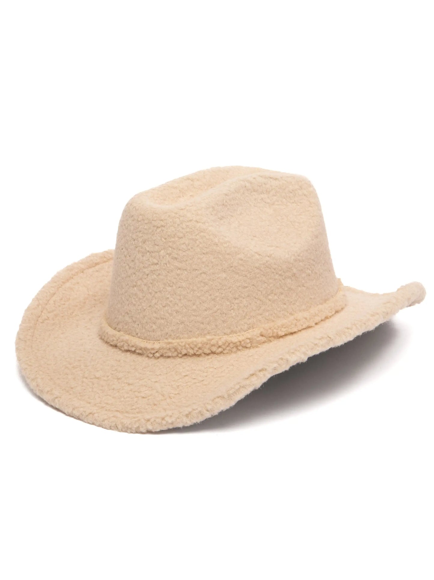 Cozy Sherpa Cowboy Hat