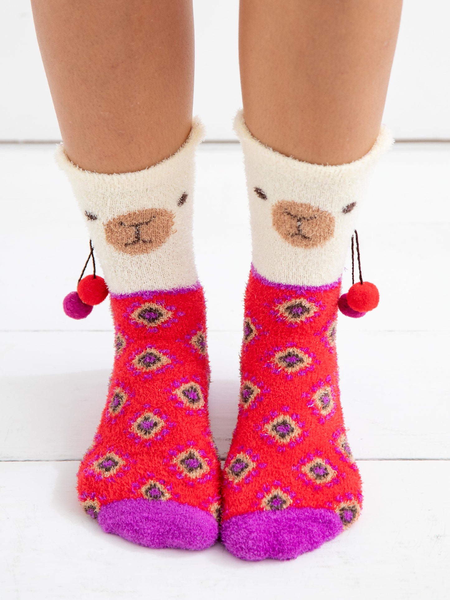 Cozy Socks - Llama