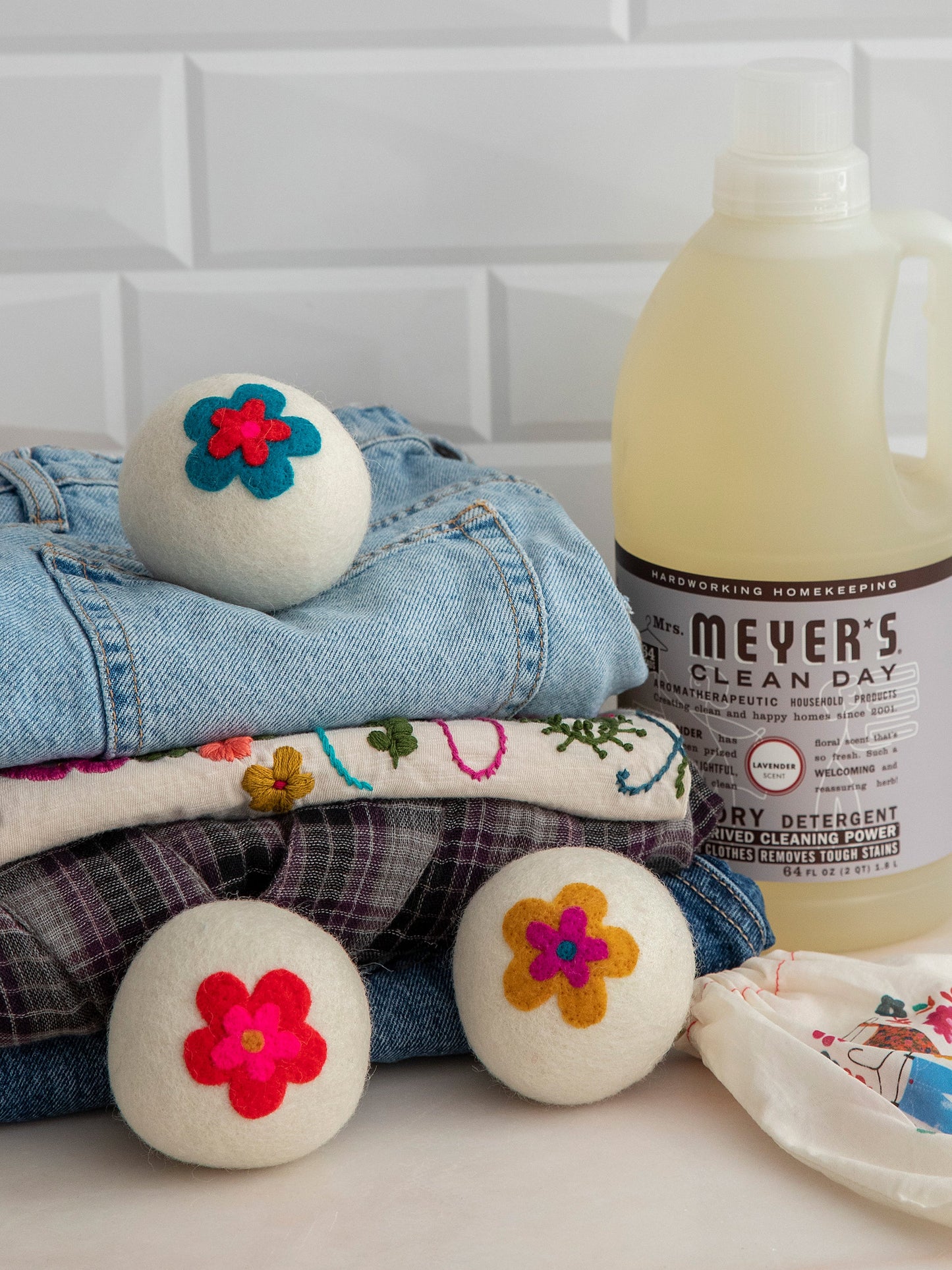 Wool Dryer Balls, Set of 3