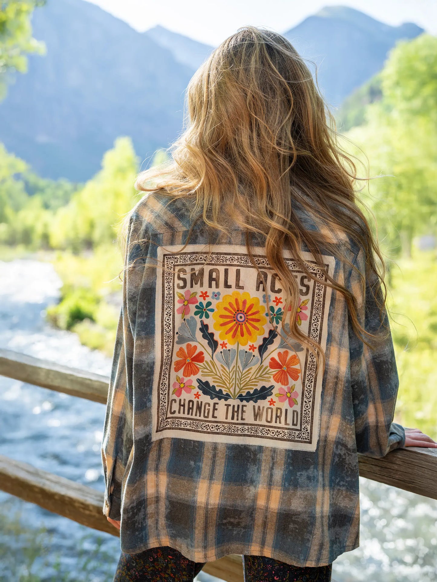 Telluride Patch Flannel Shirt - Small Acts