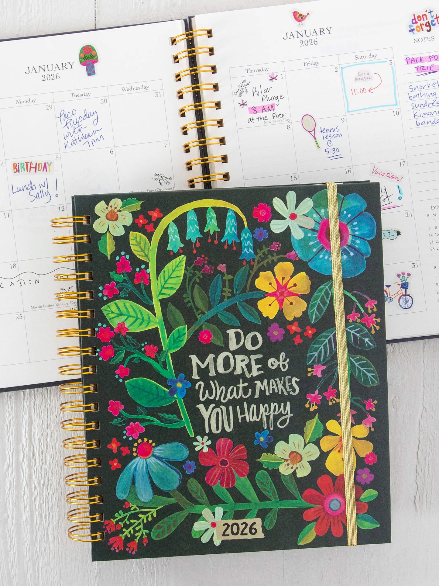 2025-26 17 Month Planner - Makes You Happy