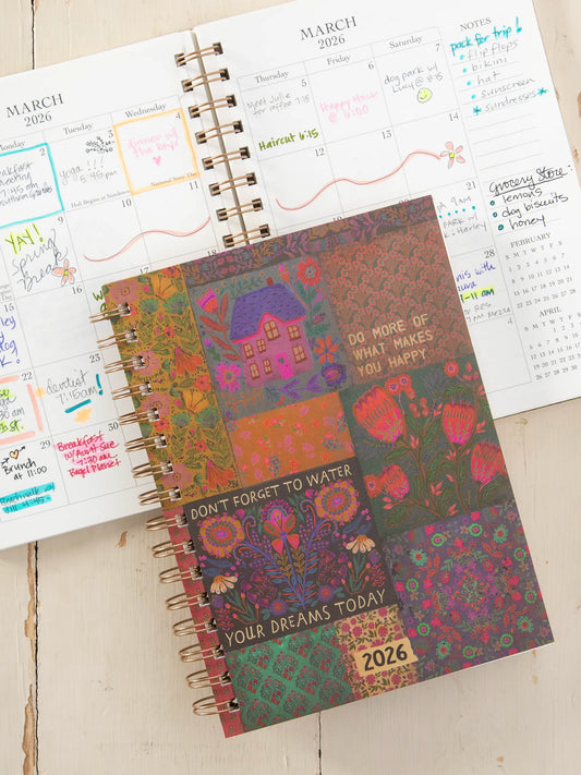 2026 12 Month Planner - Water Your Dreams