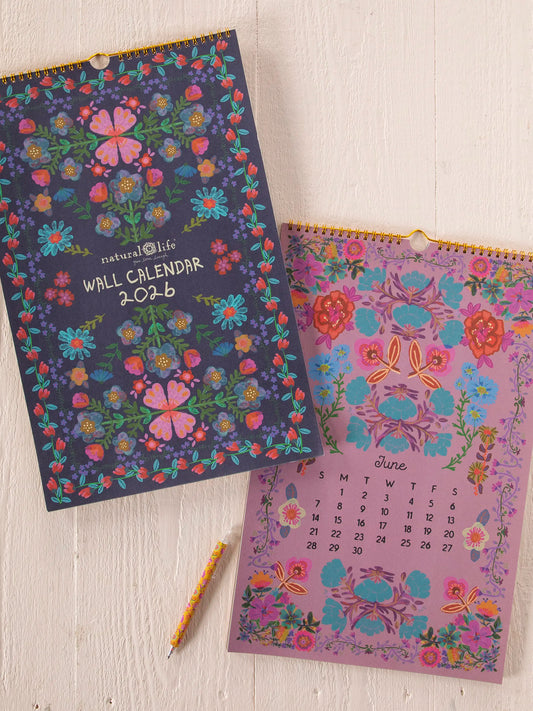 2026 Calendar - Navy Floral