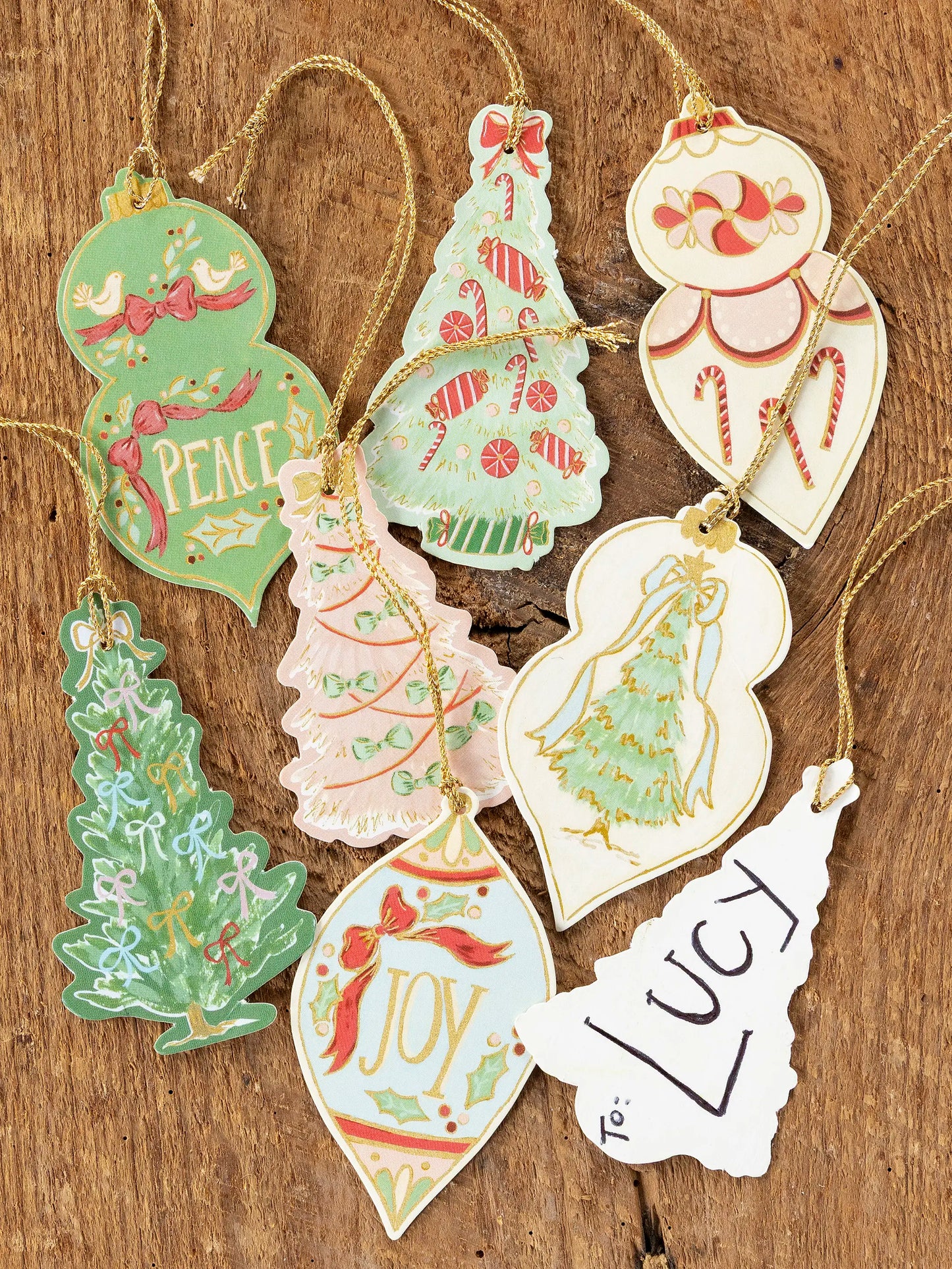 Holiday Gift Tags, Set of 8