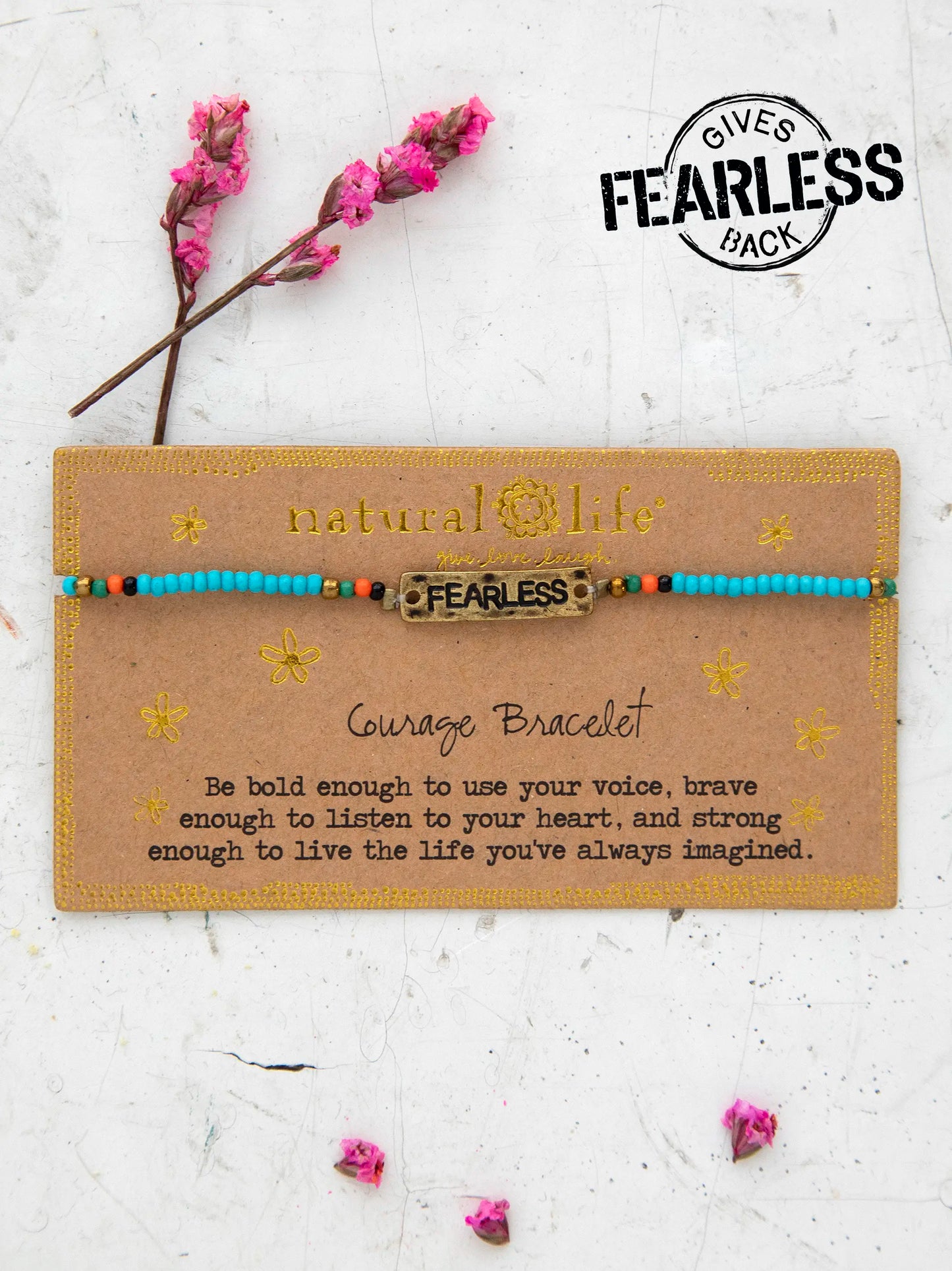 Giving Beaded Bracelet - Fearless