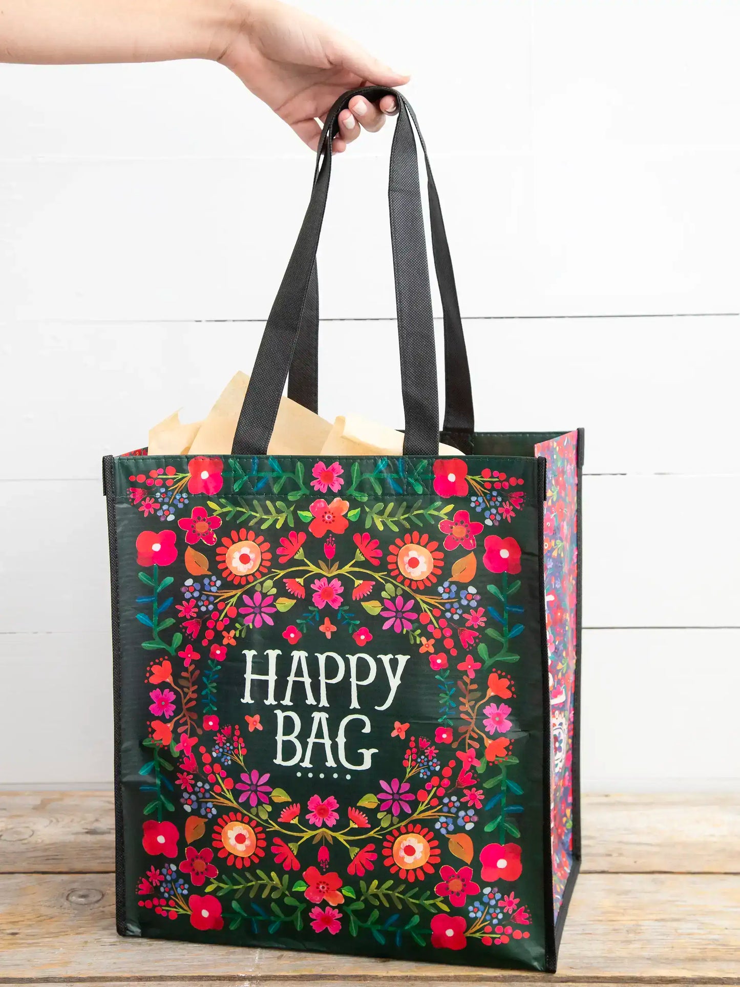 XL Happy Bag, Set of 3 - Red Floral