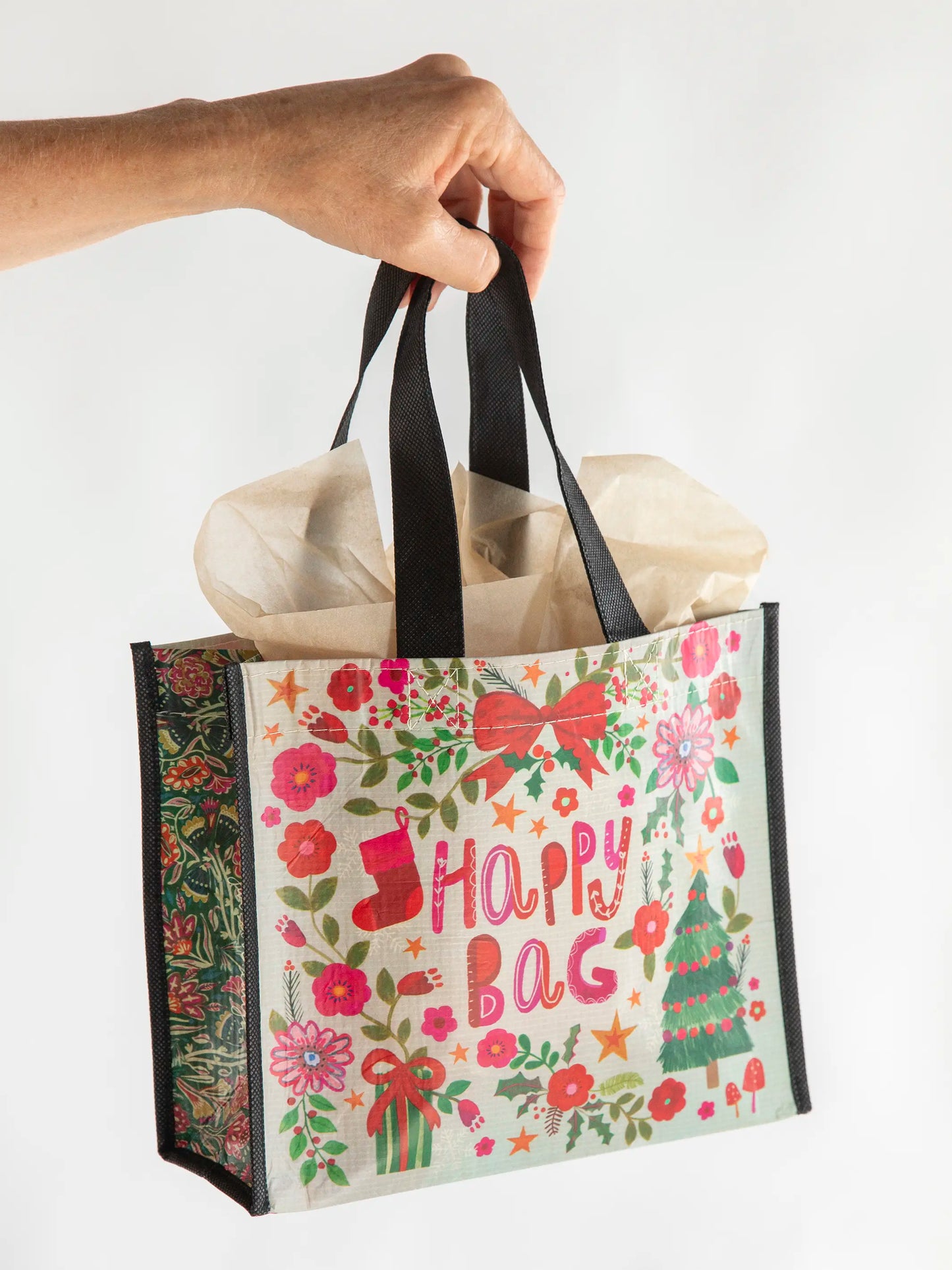 Medium Happy Bag, Set of 3 - Holiday