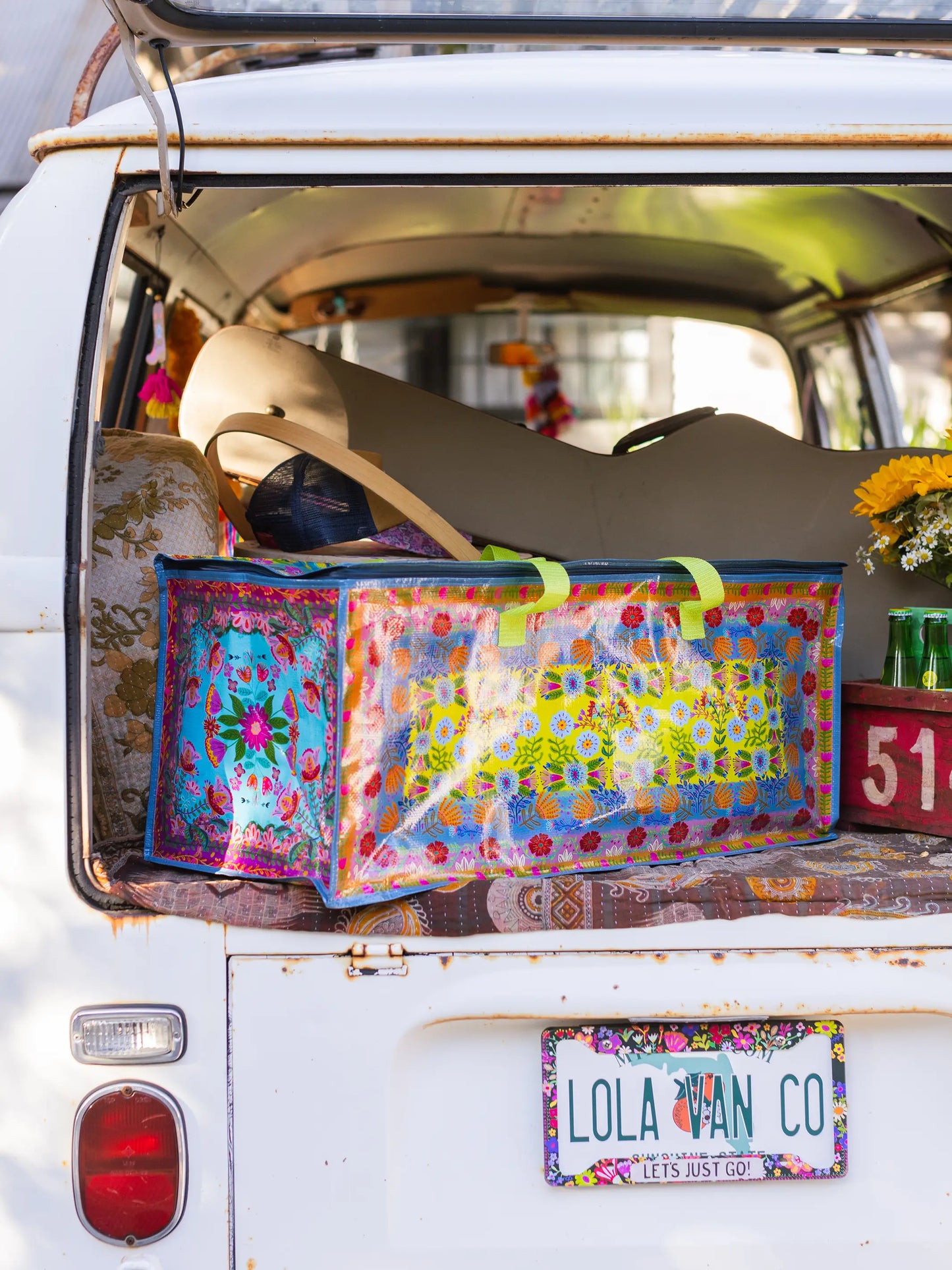 Better Than A Box Packing Tote Set - Teal Borders