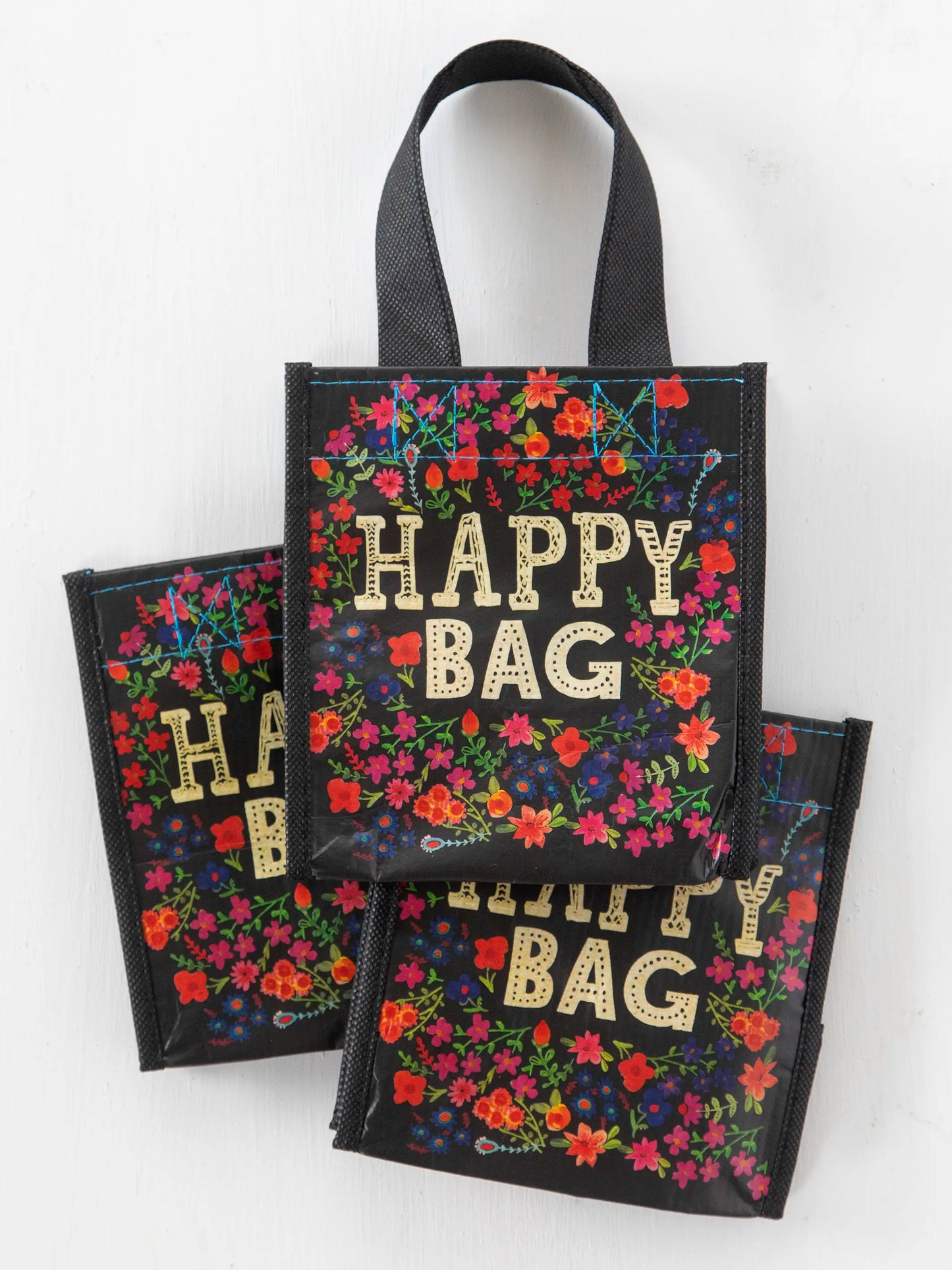 Small Happy Bag, Set of 3 - Black Happy Bag