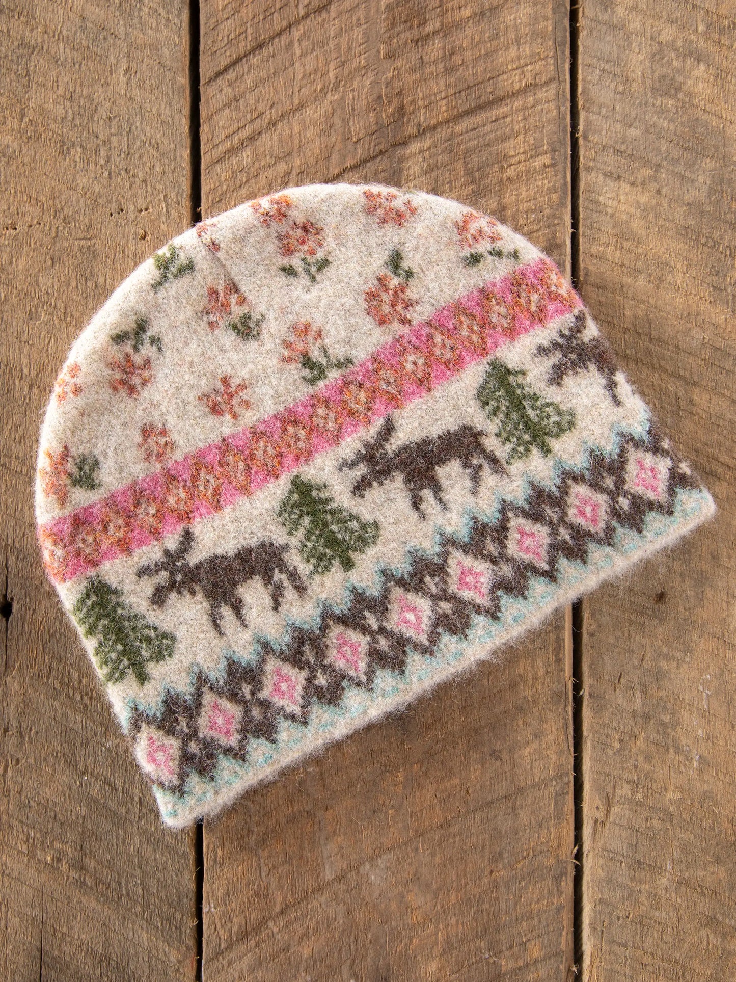 Jacquard Beanie - Moose