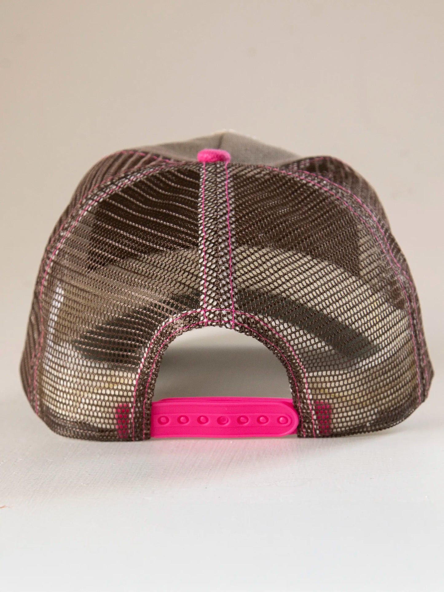 Canvas Trucker Hat - Teal Peace Sign