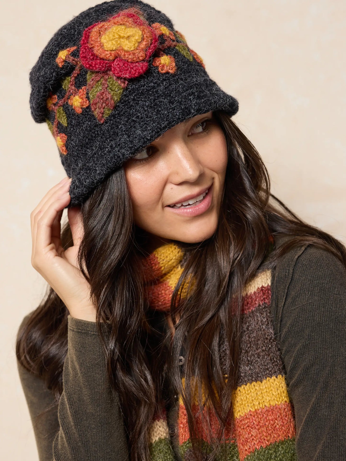 Peruvian Crochet Bucket Hat