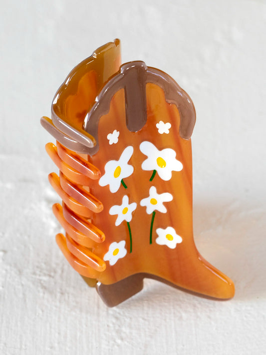 Icon Hair Claw - Brown Boot