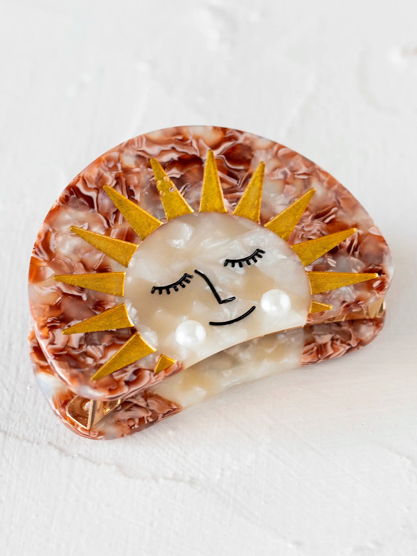 Icon Hair Claw - Gold Sunshine