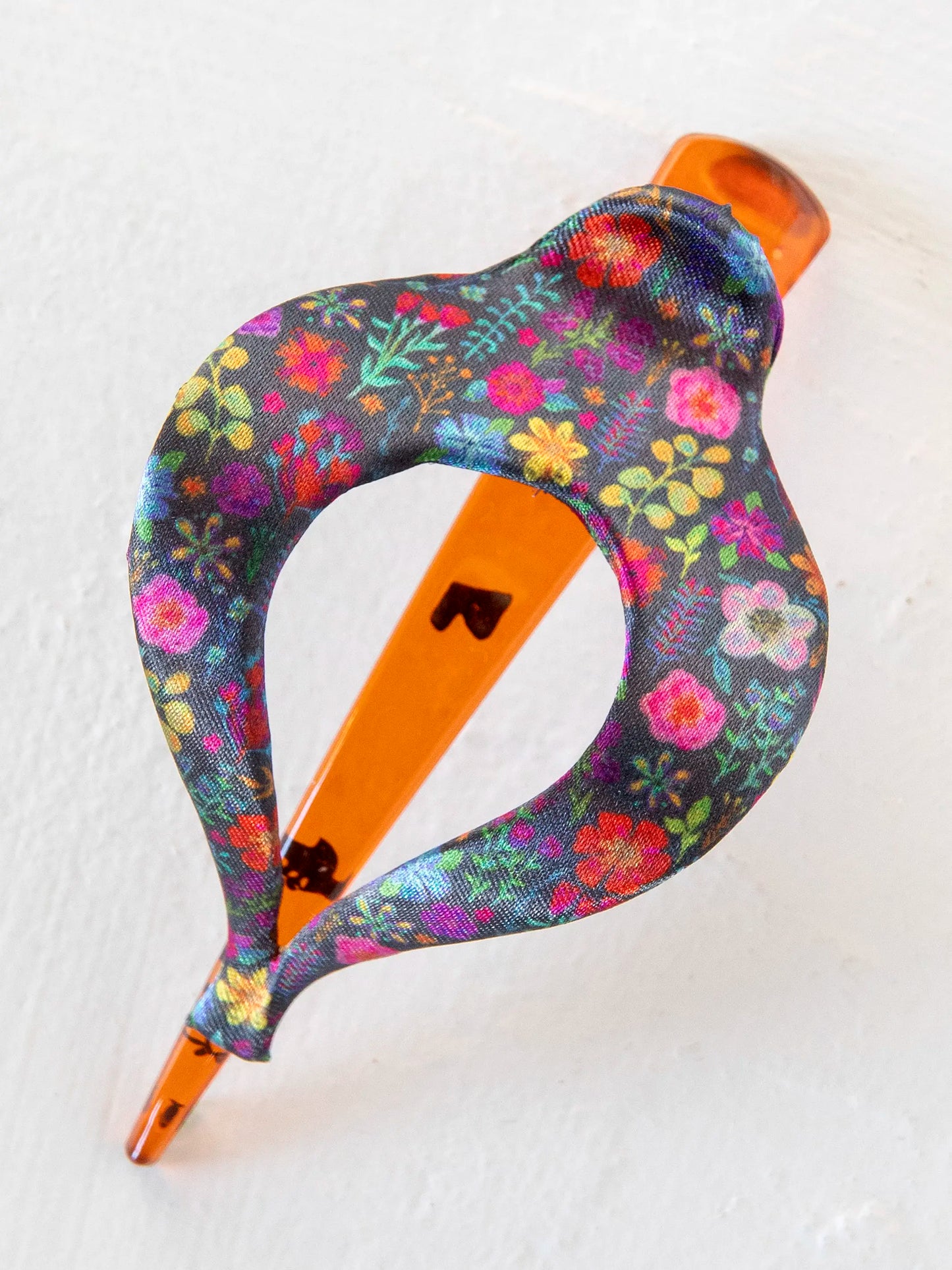 Boho Clip - Satin Rainbow Garden