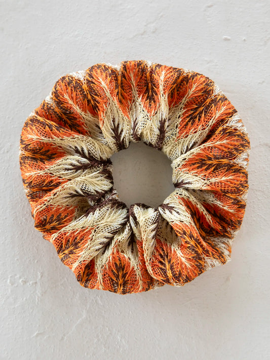 Crochet Scrunchie - Burnt Orange