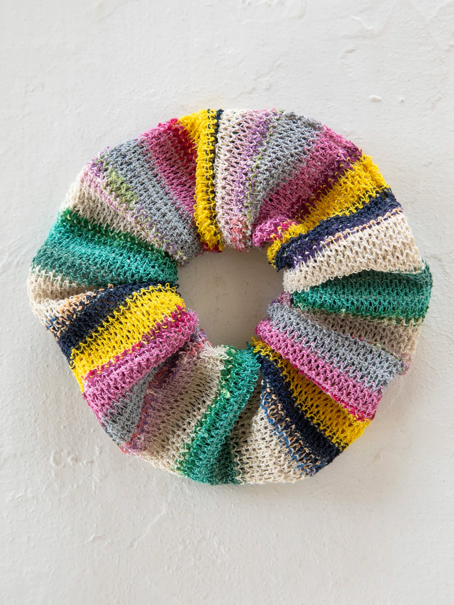 Crochet Scrunchie - Rainbow