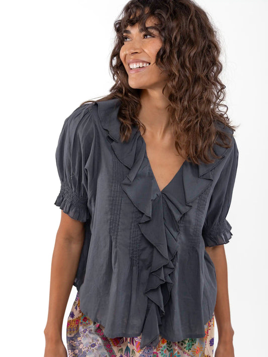 My Favorite Cotton Top - Charcoal