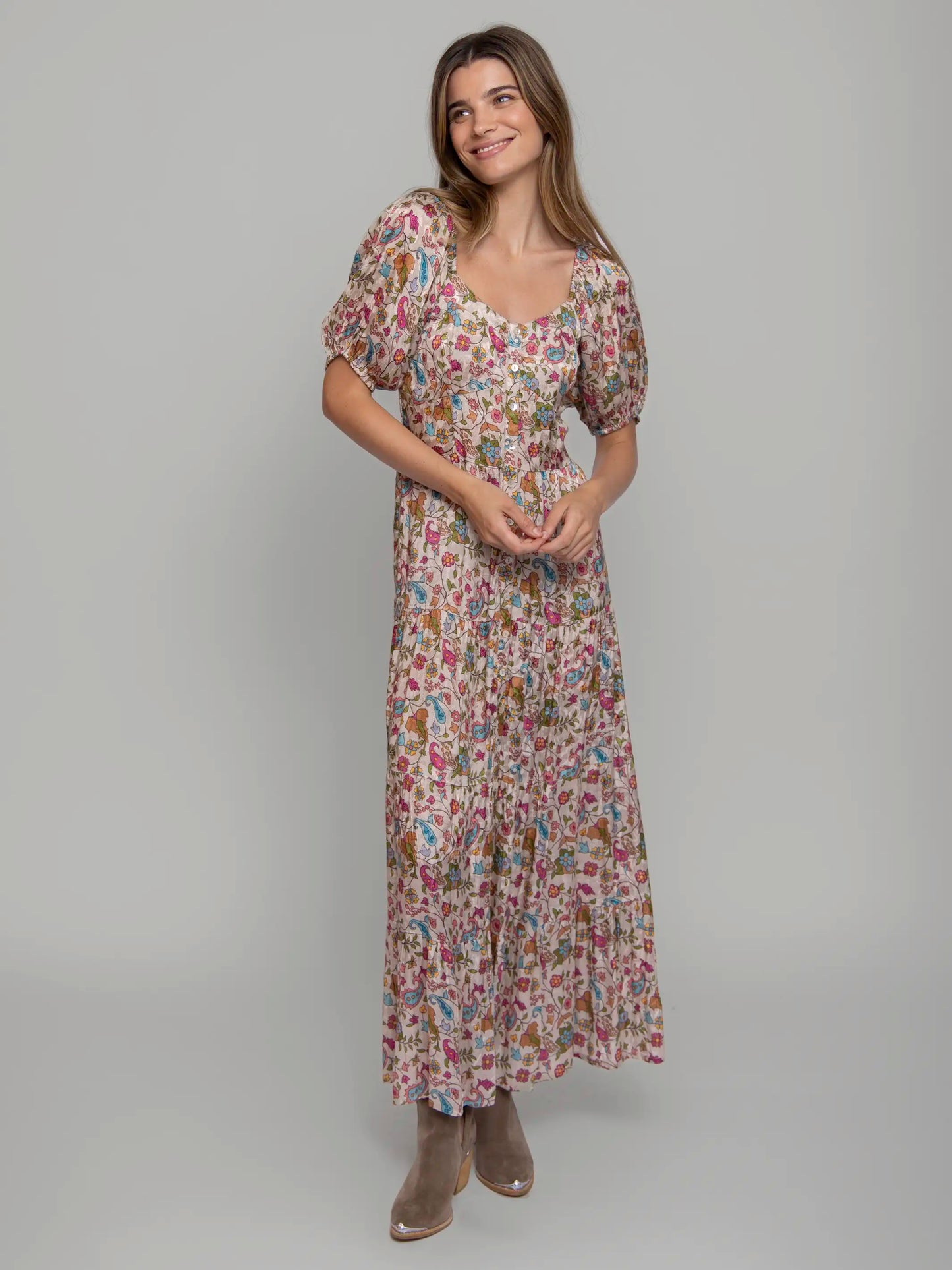 Danielle Maxi Dress - Paisley Petals