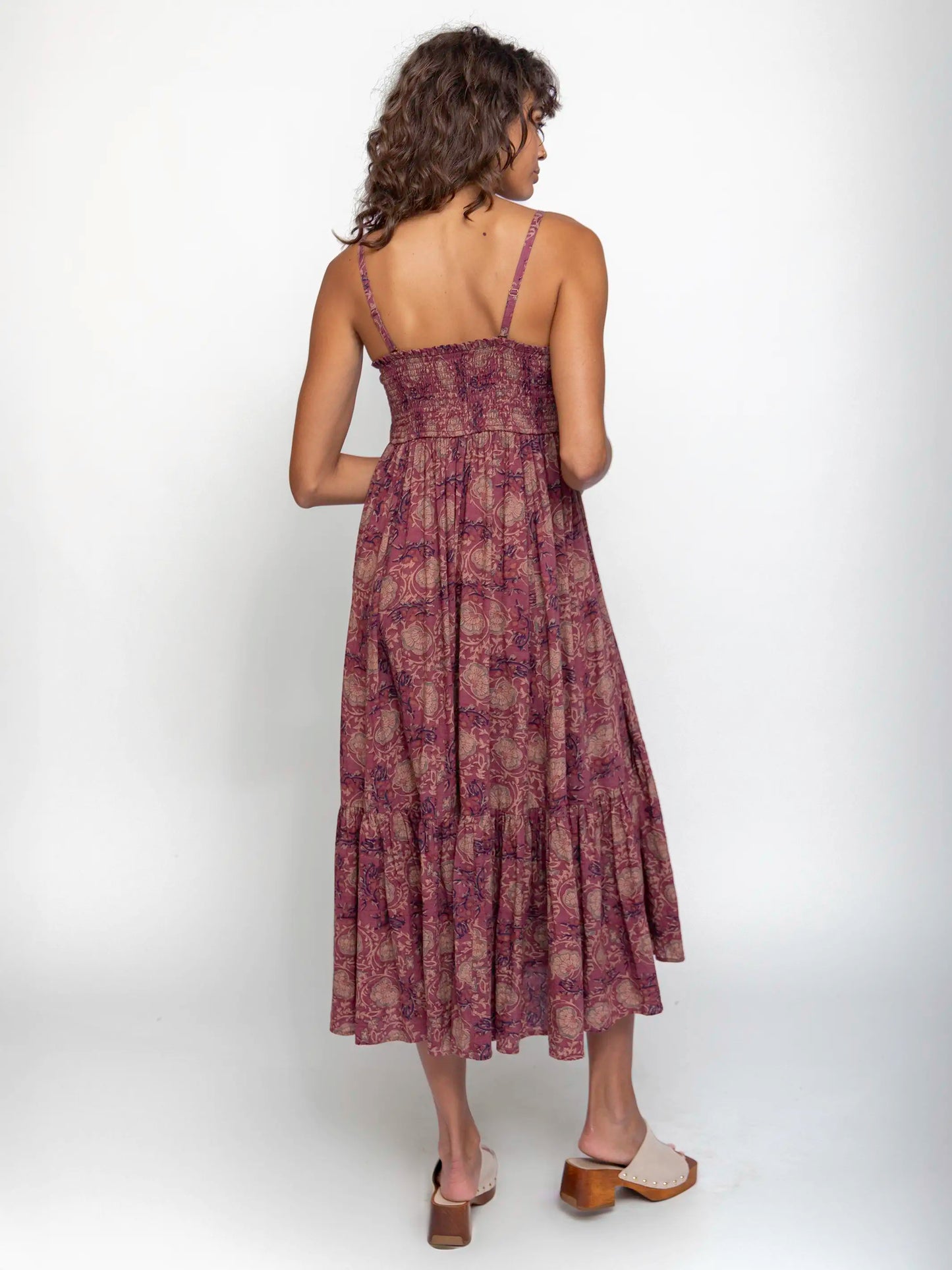 Flora Convertible Maxi Skirt - Mauve India Vines