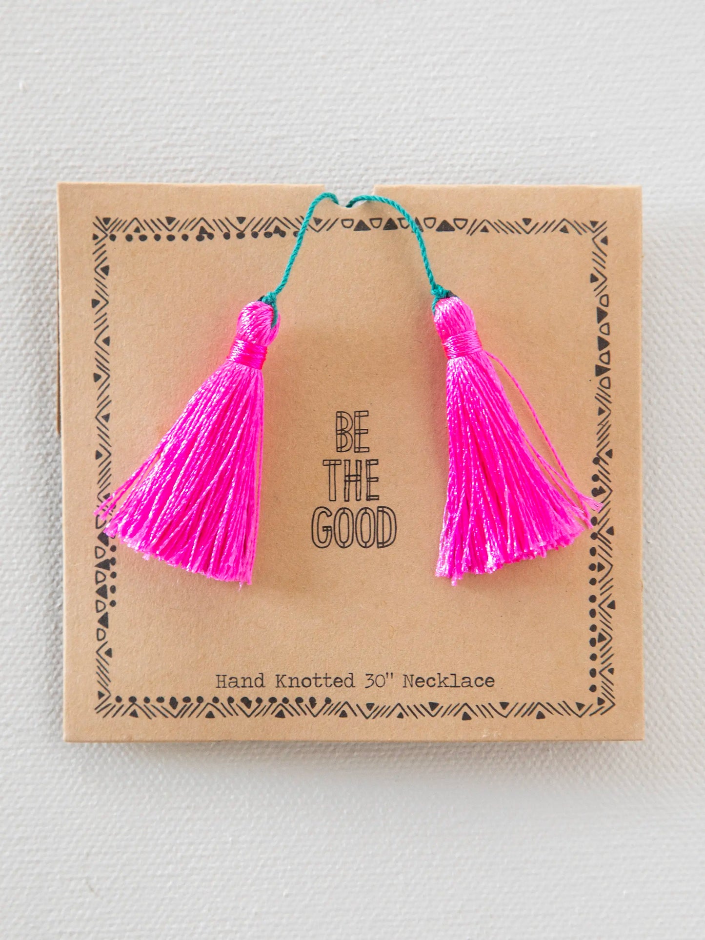 Tassel Necklace - Turquoise