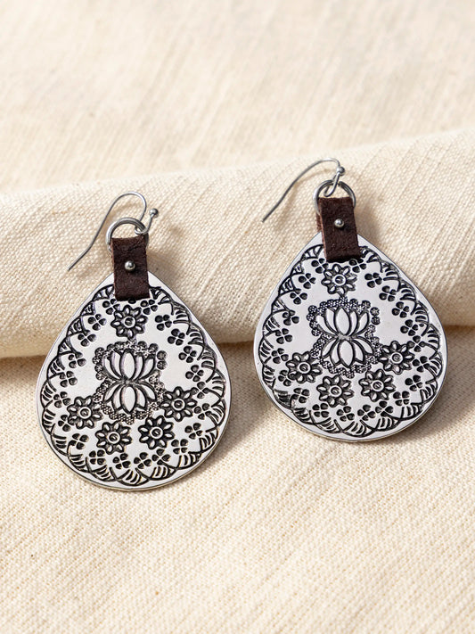Boho Medallion Earrings