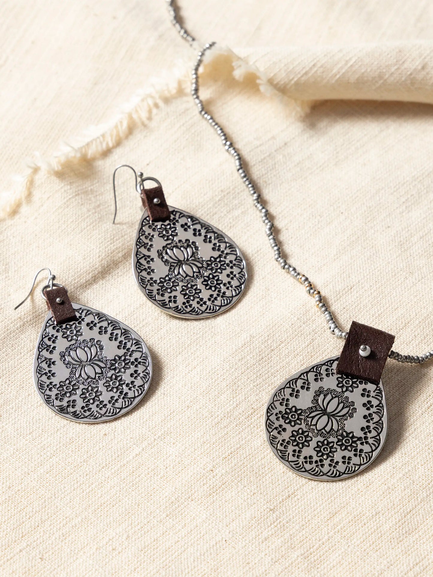 Boho Medallion Necklace