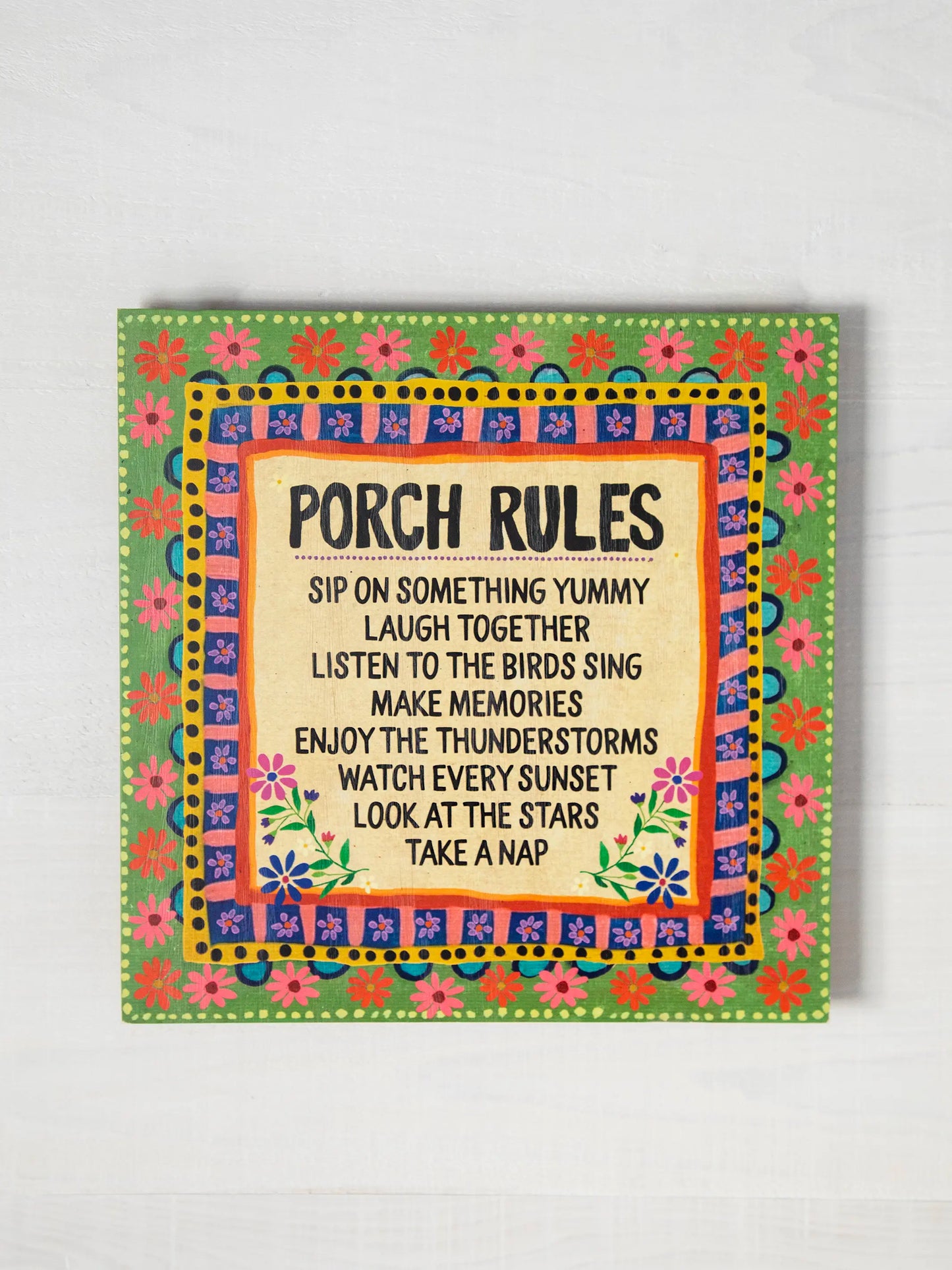 Porch Sign - Porch Rules