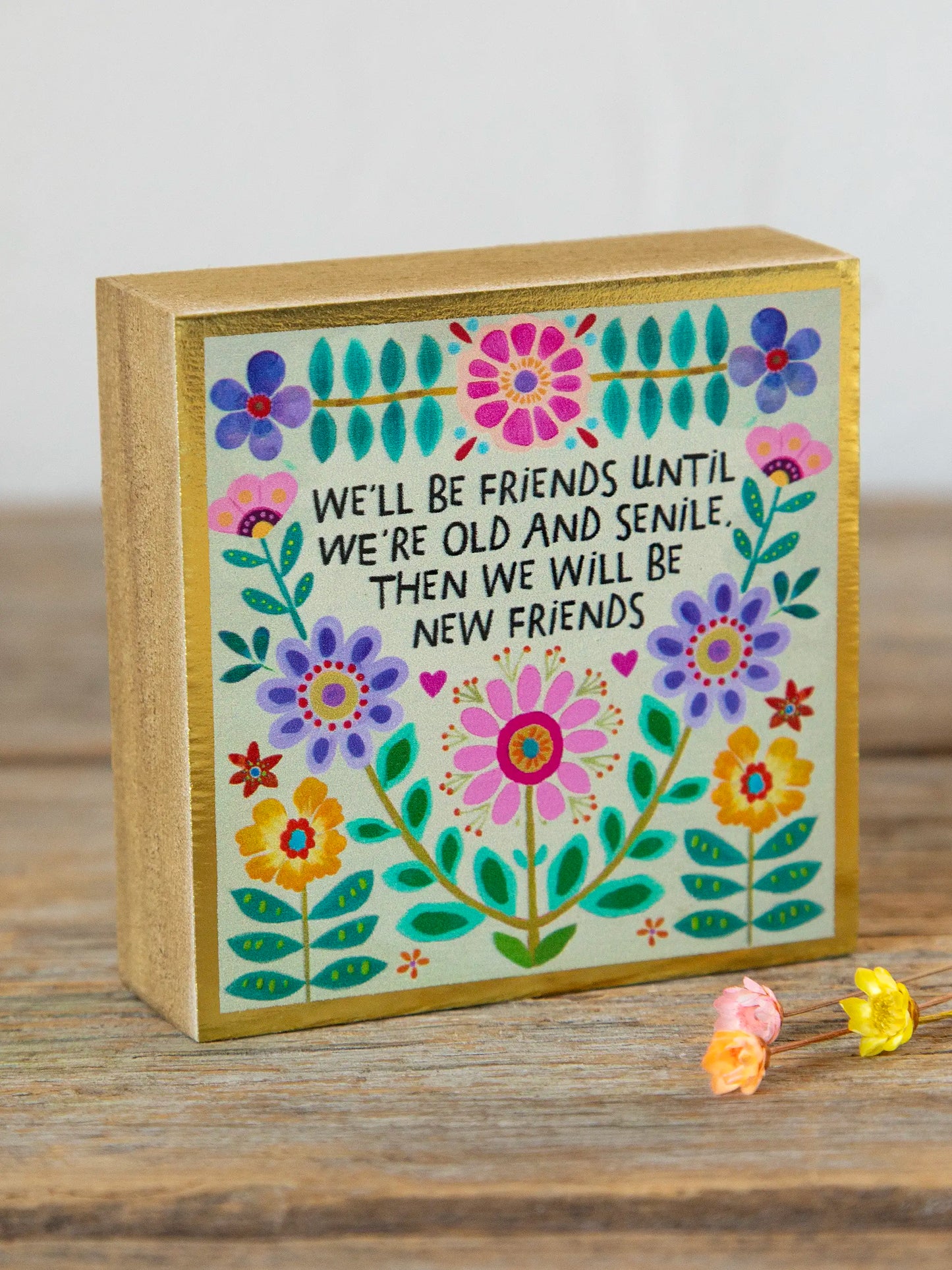 Tiny Block Keepsake - Friends