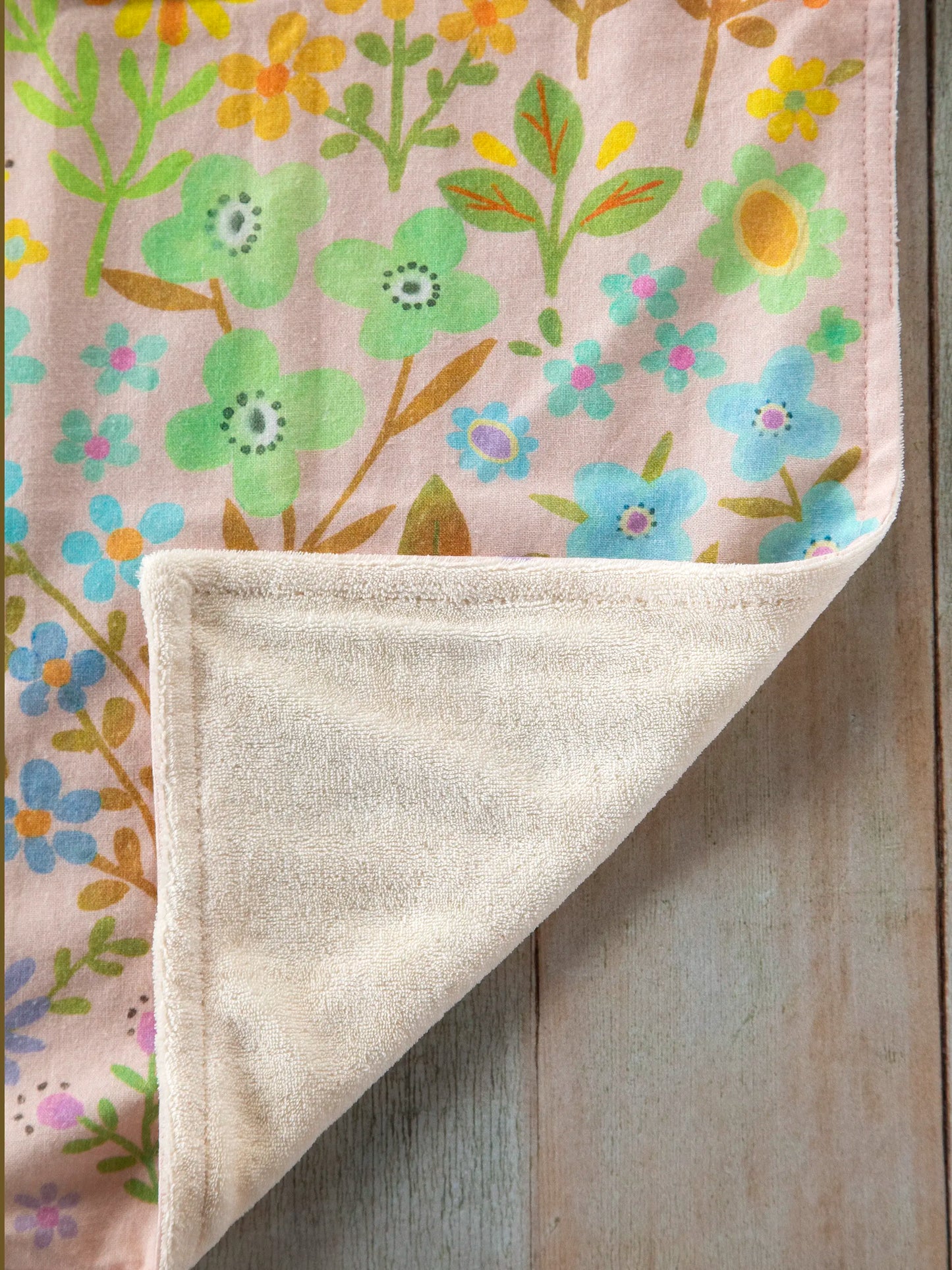 Cotton Dish Towel - Thankful Grateful Floral